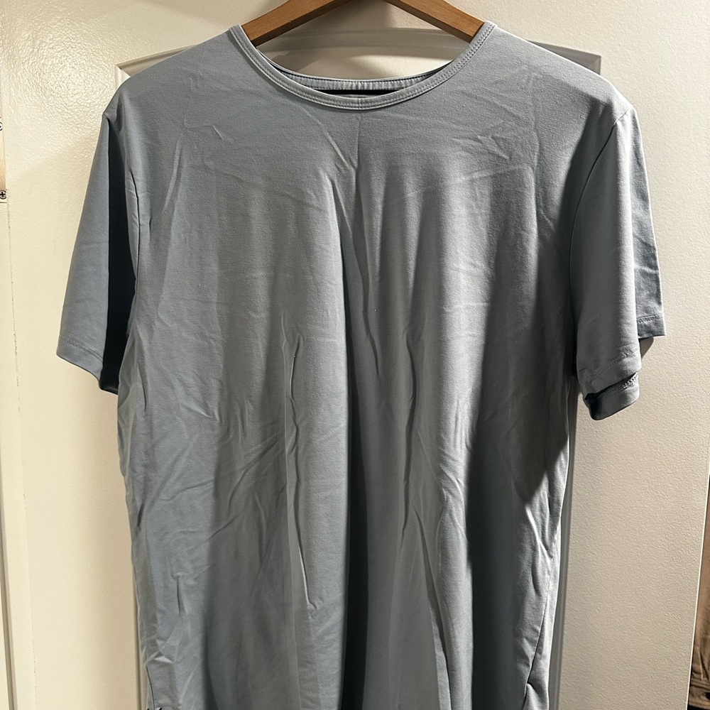 Cuts Clothing Short Sleeve Tee - Light Blue Grey